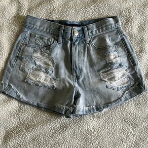 Jean mom shorts